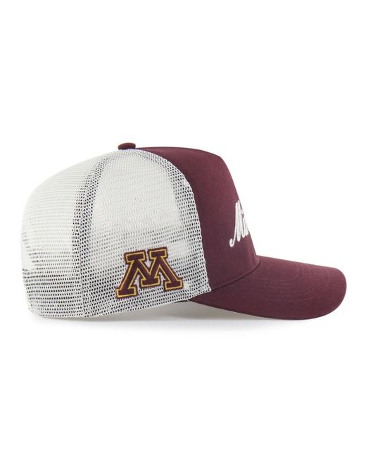 '47 Purple And Minnesota Golden Gophers Contemporary Basics Foundation Trucker Hitch Adjustable Hat