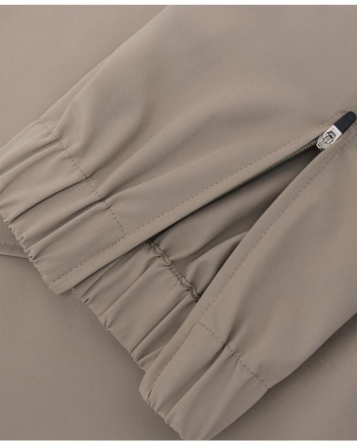 Reiss Gray Ascend Technical Cuffed Drawstring Pants for men