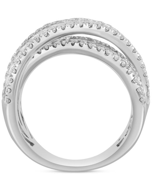 Effy Metallic Effy Lab Grown Diamond Baguette & Round Crossover Statement Ring (5-1/10 Ct. T.w.