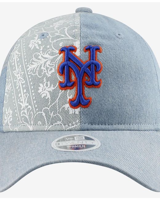 KTZ Gray New York Mets Patchwork 9twenty Adjustable Hat