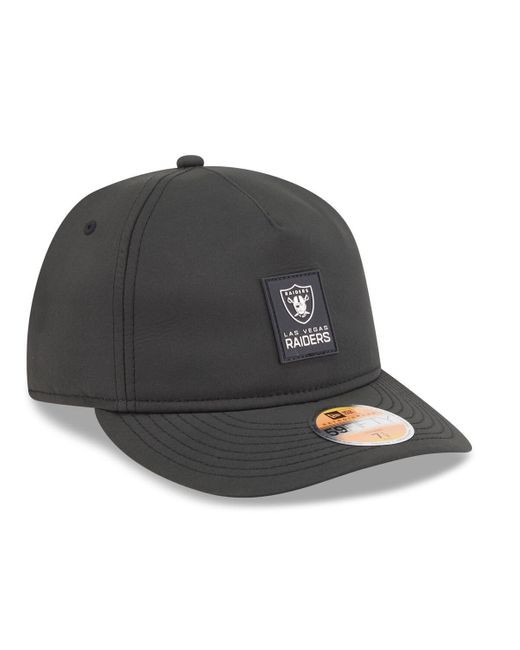 KTZ Gray Las Vegas Raiders 2025 Sideline Retro Crown 59fifty Fitted Hat for men