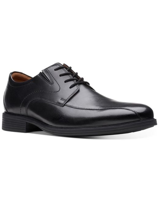 Clarks Black Whiddon Pace Oxfords for men