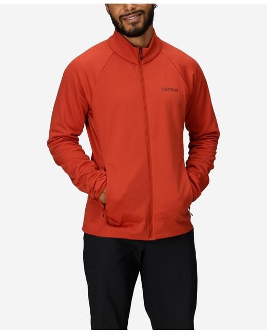 Marmot Red Leconte Fleece Jacket for men