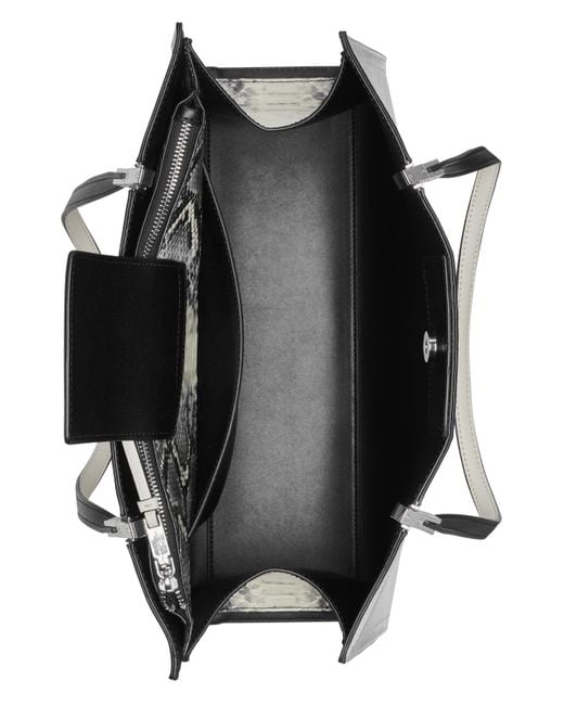 Calvin Klein Black Verne Mixed Material Tote