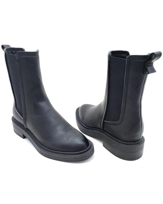 Kenneth Cole Blue Anabelle Chelsea Zipper Booties