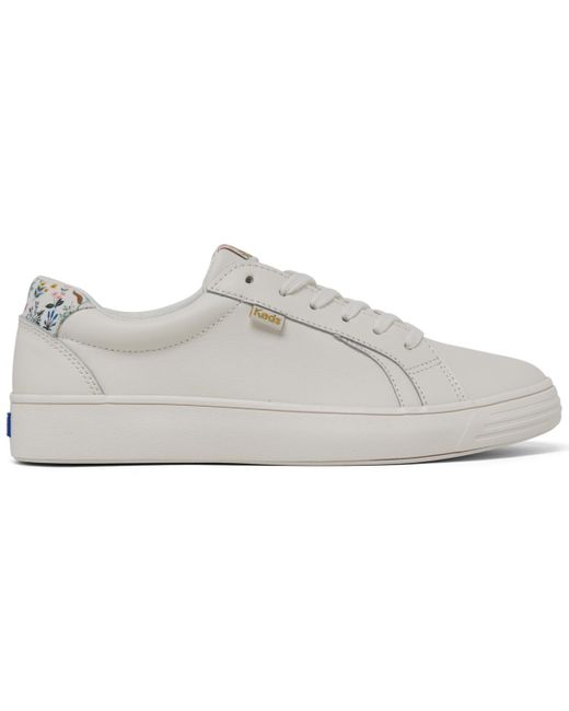 Keds White X Rifle Paper Co Pursuit Bramble Lace Up Casual Sneakers From Finish Line
