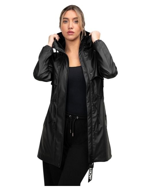 Jacket Black Aurora Cape Raincoat
