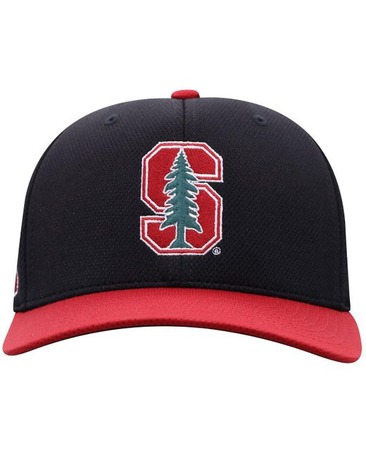 Top Of The World Red Stanford Cardinal Reflex Fitted Hat for men