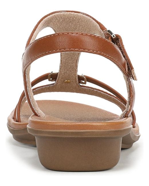 Naturalizer Brown Sofia Strappy Sandals