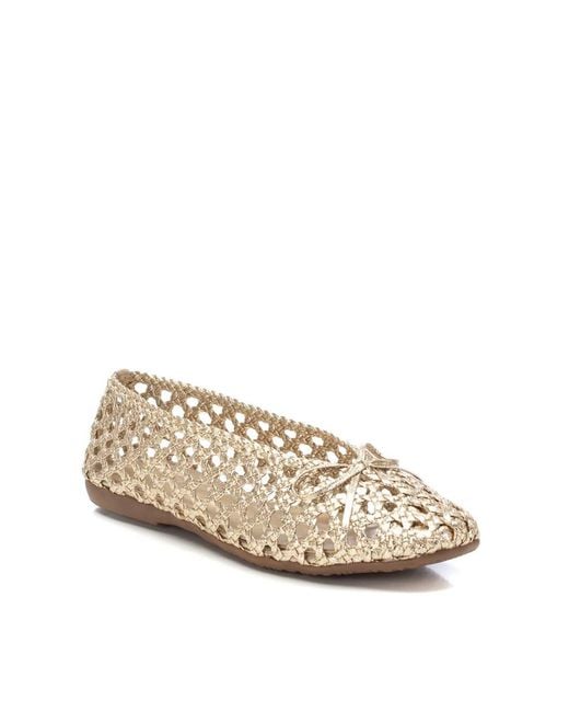 Xti Natural Braided Ballet Flats By