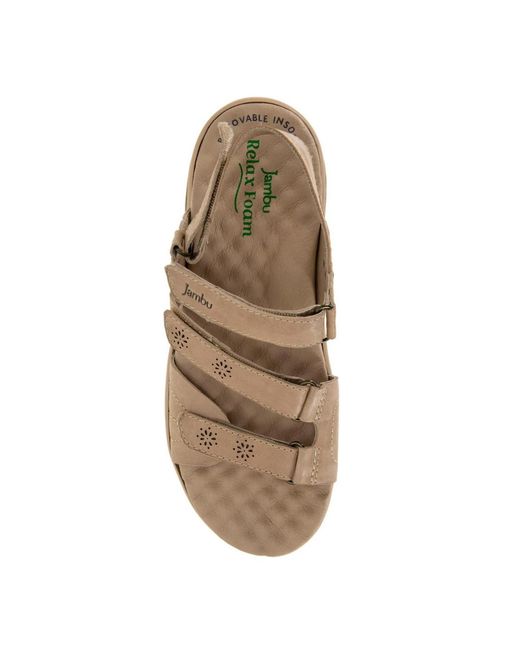 Jambu Natural Ruby Comfort Slingback Sandals