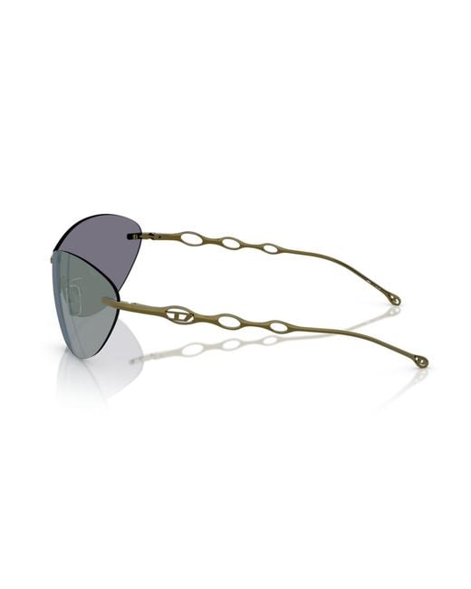 DIESEL Green Large Sunglasses