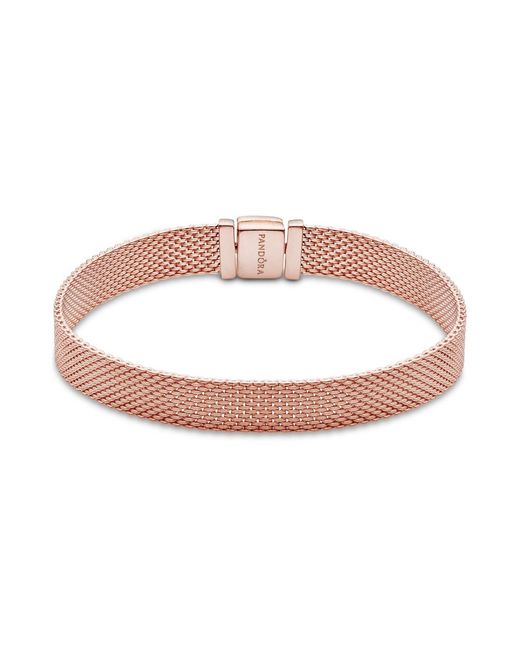 Pandora White Reflexions Mesh Bracelet