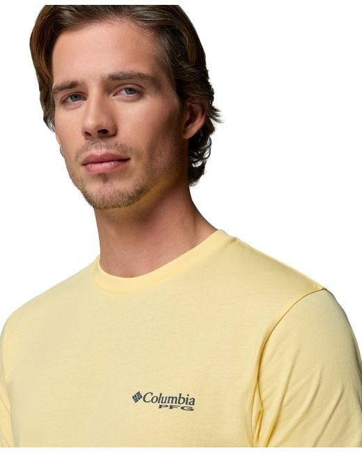 Columbia Green Pfg Tadel Graphic T-shirt for men