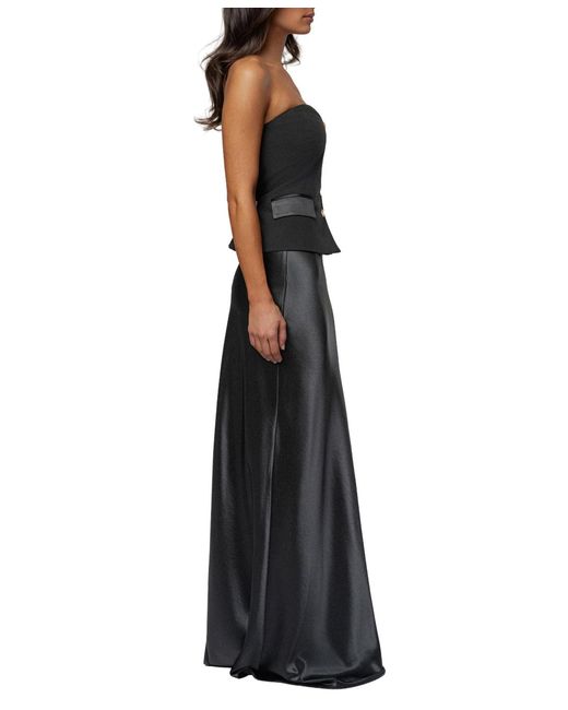JLUXLABEL Black Button Front Vest