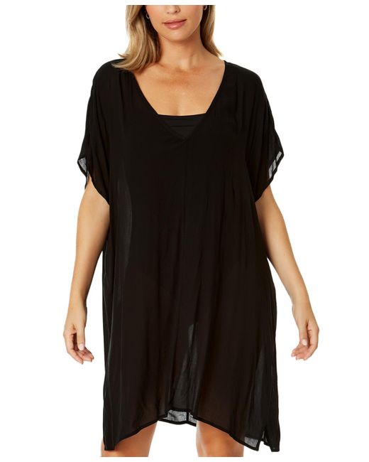 Anne Cole Black Easy Cover-up Tunic