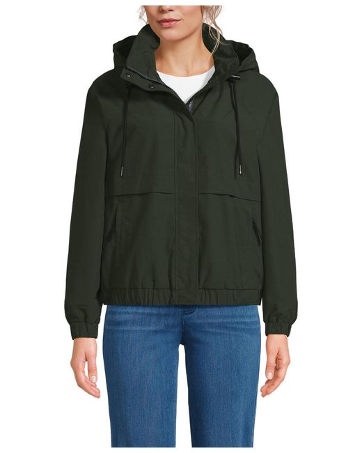 Lands' End Green Squall Full Zip Jacket