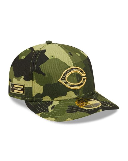 KTZ Synthetic Camo Cincinnati Reds 2022 Armed Forces Day On-field Low ...