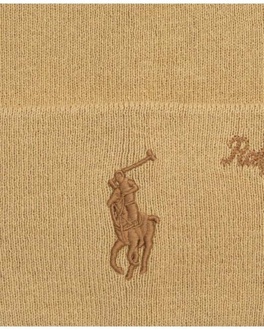 Polo Ralph Lauren Natural Scripted Pony Knit Beanie for men