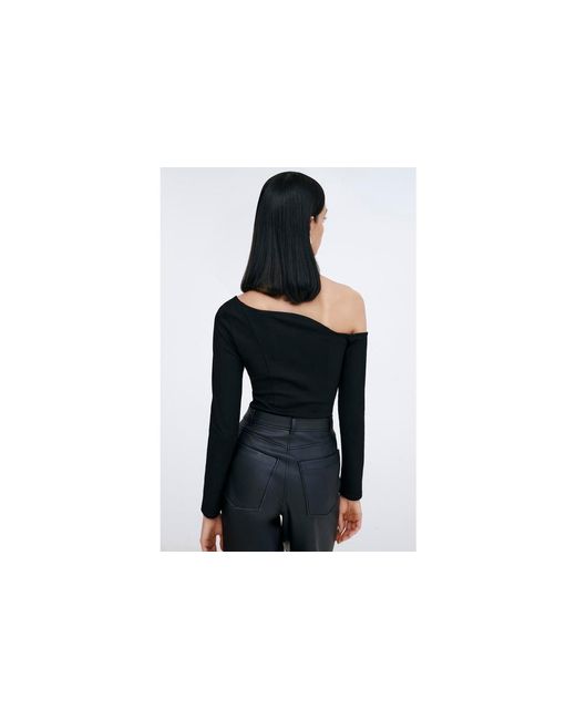 MARCELLA Black Sylvan Top