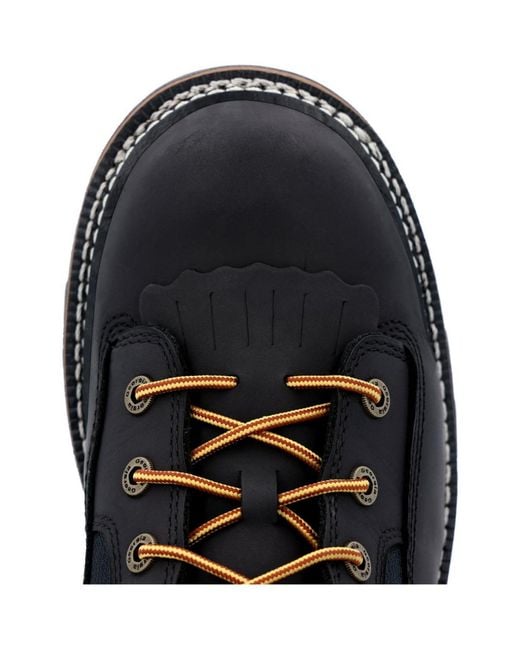Georgia Boot Black Ltx Logger Composite Toe Waterproof Work Boot for men