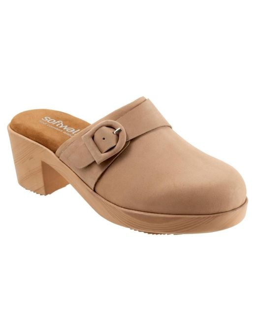 Softwalk® Brown Ferrara Clog