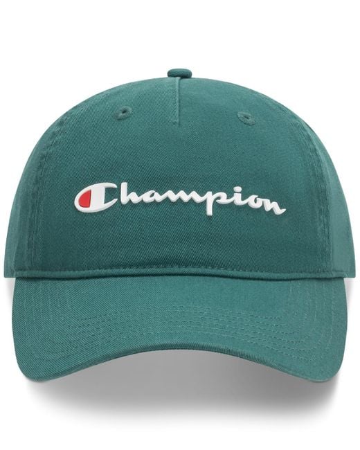 Champion Green Logo Hat for men