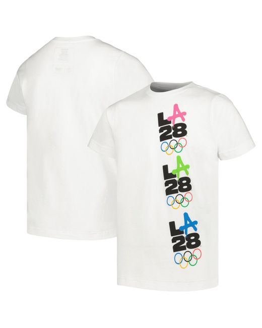 Outerstuff White Big Boys And Girls La28 Repeat T-shirt for men