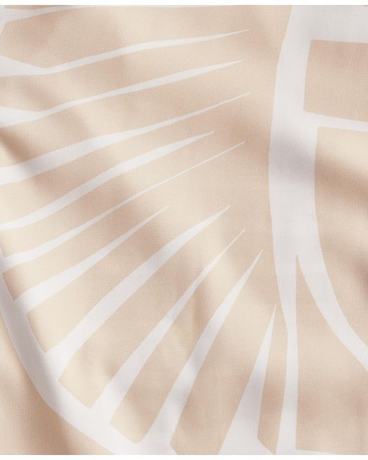 INC International Concepts White Printed Pull-on Wide-leg Pants