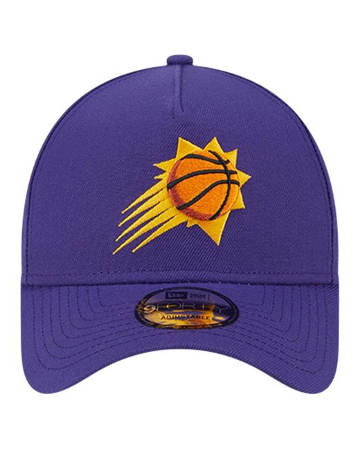 KTZ Blue Phoenix Suns A-frame 9forty Adjustable Hat for men
