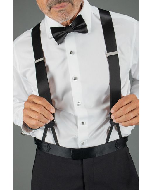 Trafalgar Blue Sutton Solid Color Silk Bow Tie for men