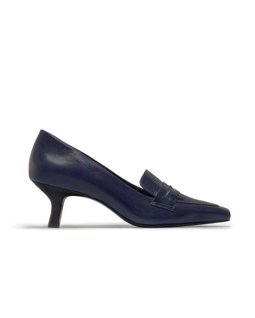 Bernardo Blue Safi Loafer Pump