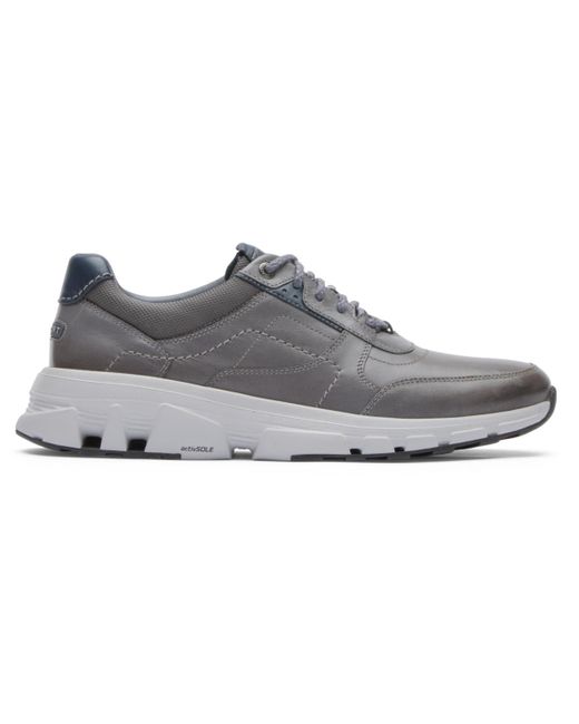 Rockport Gray Reboundx Ubal Lace Up Sneakers for men