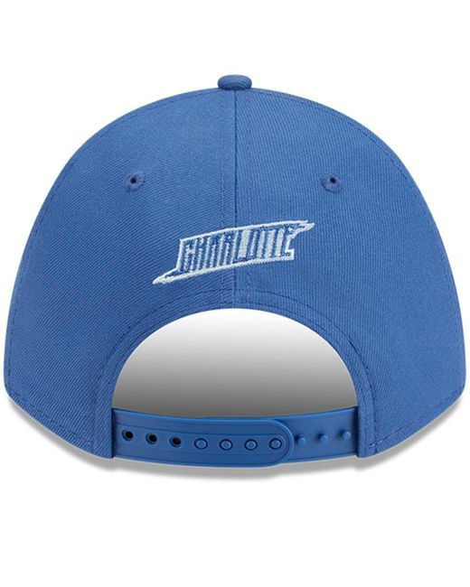 KTZ Blue Charlotte Fc 2025 Jersey Hook 9forty M-crown Adjustable Hat for men