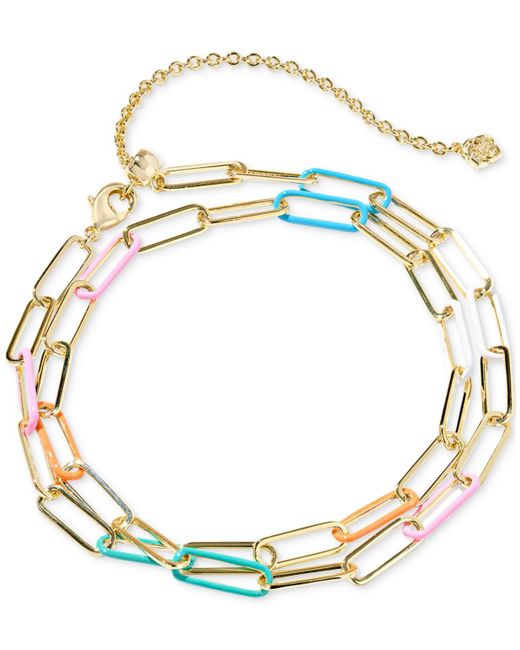Kendra Scott Metallic Ainsley Convertible Chain Necklace