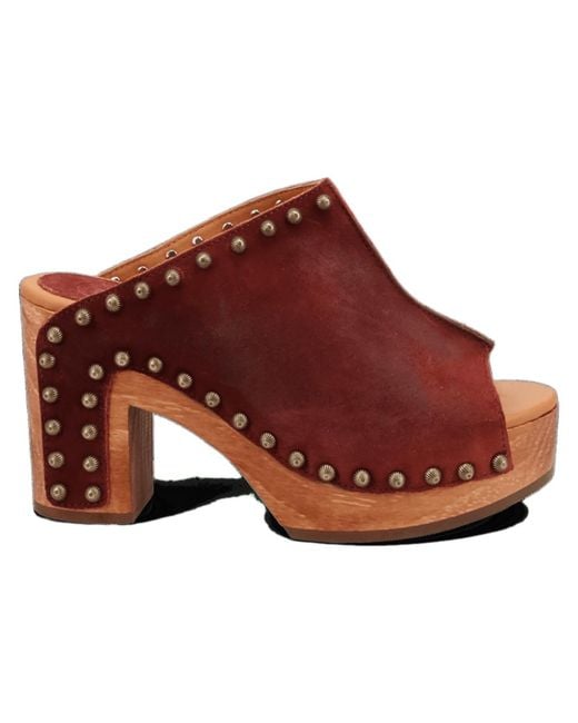 Dingo Red Echo Wooden Sandal