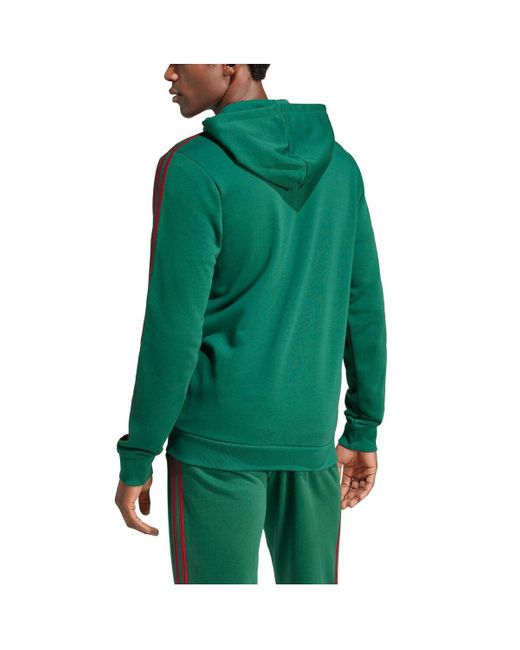 Adidas Green Mexico National Team Dna Full-zip Hoodie for men
