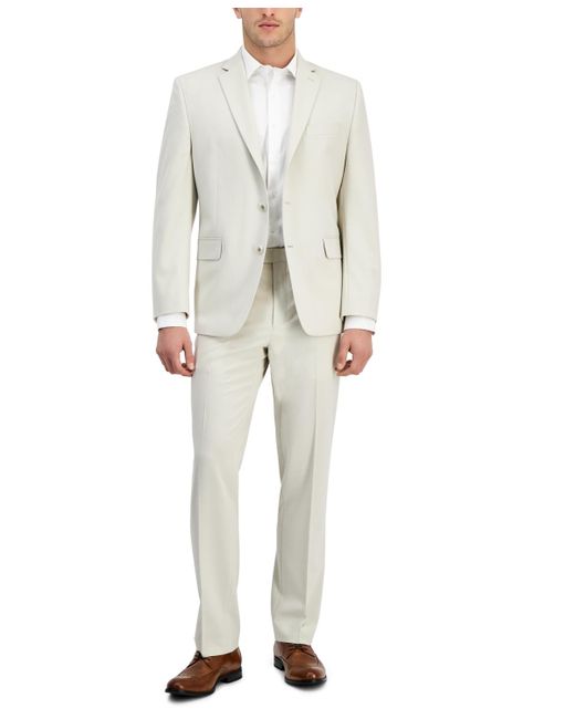 Perry Ellis Multicolor Modern-fit Solid Nested Suits for men