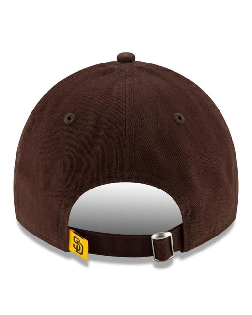 KTZ Brown San Diego Padres 2025 Mlb Postseason Side Patch 9twenty Adjustable Hat for men