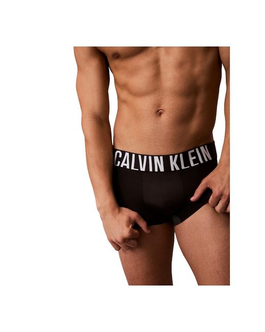 Calvin Klein Black Intense Power Athletic Low-rise Trunks for men