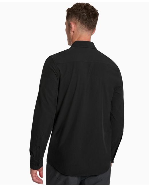 Kenneth Cole Blue Solid Slim Fit Performance Shirt for men