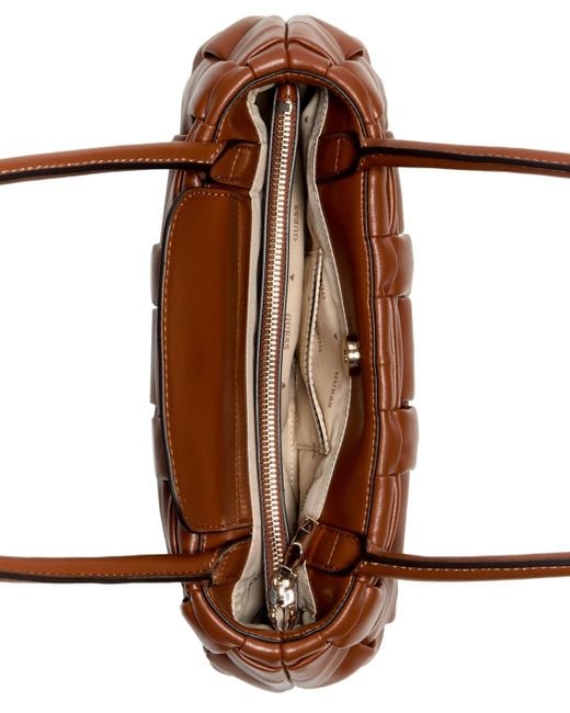 Guess Brown Marion Shoulder Satchel Bag