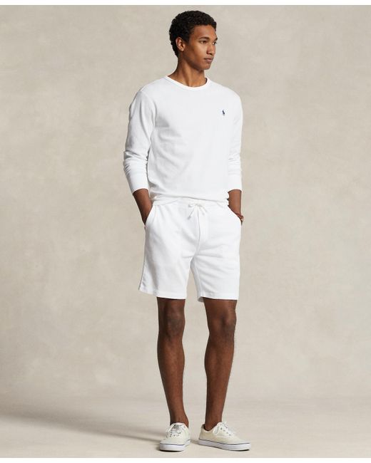 Polo Ralph Lauren White Cotton French Terry Sweatshirt for men