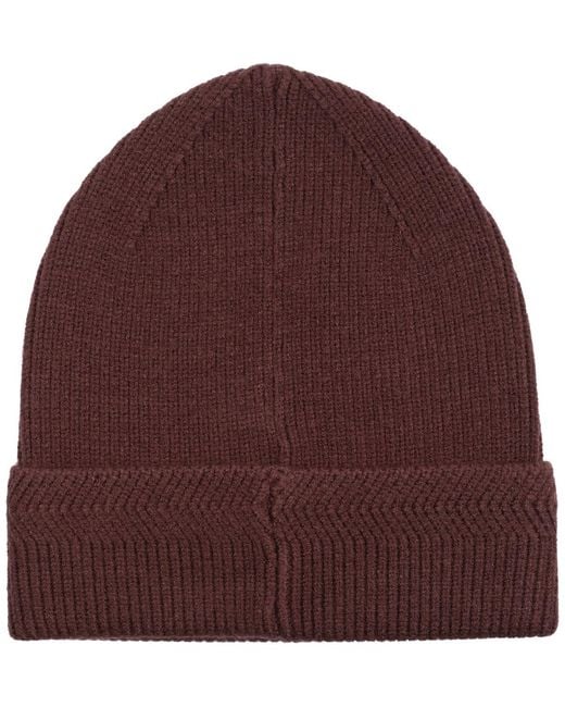 Alfani Purple Fine Ribbed Beanie for men
