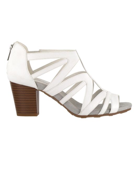 Easy Street White Amaze Sandals