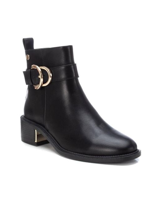 Xti Black Casual Booties