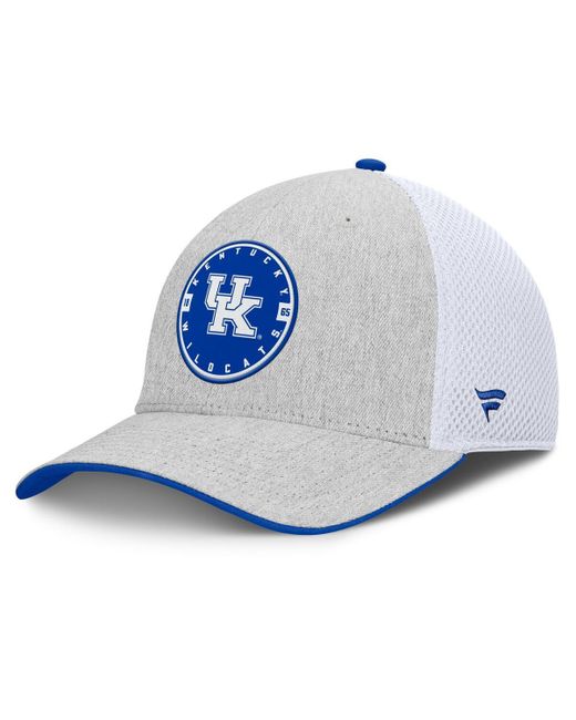 Fanatics Blue Heather Gray/white Kentucky Wildcats trigger Flex Hat for men