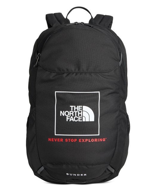 The North Face Black Sunder Backpack for men