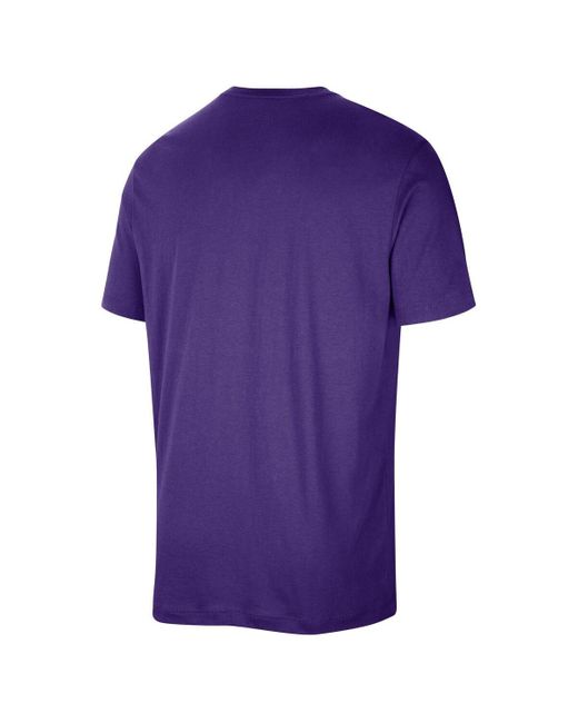 Nike Purple Los Angeles Lakers Authentic Practice T-shirt for men