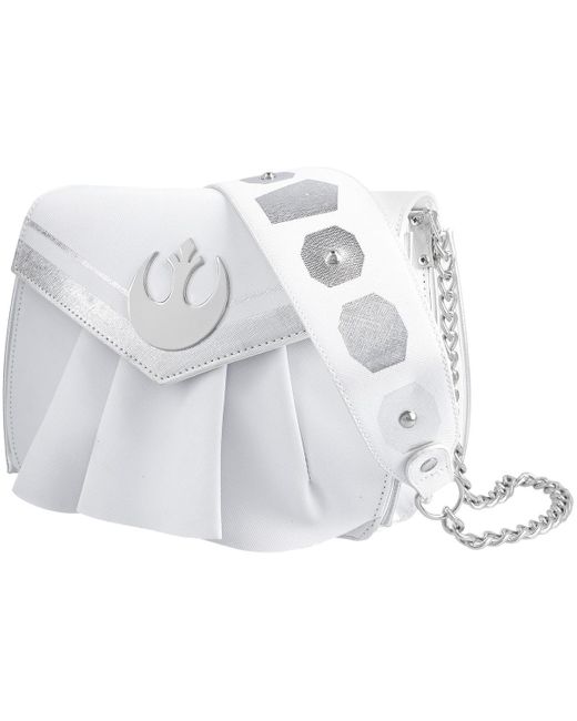 Loungefly White Star Wars Princess Leia Cosplay Crossbody Bag